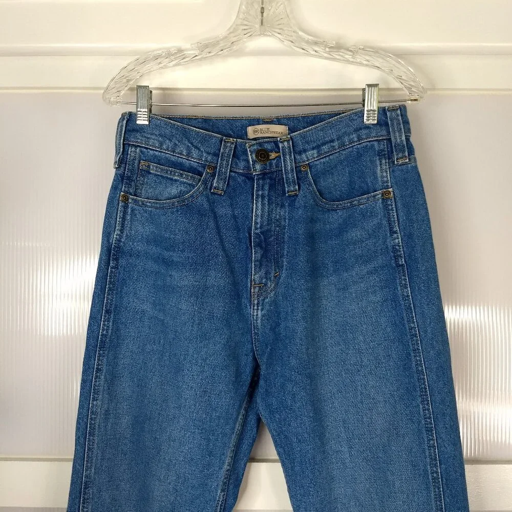 Blue Ranchwear Straight Jeans 32 L x 30 W 100% Cotton Mens Medium Wash 32x30